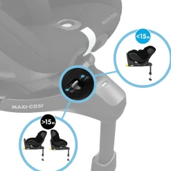 MAXI-COSI Mica 360 Pro Authentic Black*Kinder Reboarder 0-18 Kg, Gruppe 0+/1