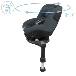 MAXI-COSI Mica 360 Pro Authentic Graphite*Kinder Reboarder 0-18 Kg, Gruppe 0+/1