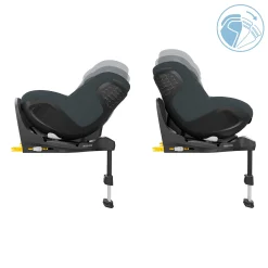 MAXI-COSI Mica 360 Pro Authentic Graphite*Kinder Reboarder 0-18 Kg, Gruppe 0+/1