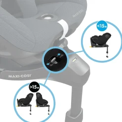 MAXI-COSI Mica 360 Pro Authentic Graphite*Kinder Reboarder 0-18 Kg, Gruppe 0+/1