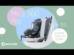 MAXI-COSI Mica 360 Pro Authentic Graphite*Kinder Reboarder 0-18 Kg, Gruppe 0+/1