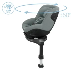MAXI-COSI Mica 360 Pro Authentic Grey*Kinder Reboarder 0-18 Kg, Gruppe 0+/1