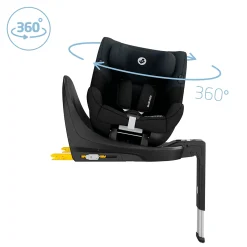 MAXI-COSI Mica 360 S Tonal Black*Kinder Reboarder 0-18 Kg, Gruppe 0+/1