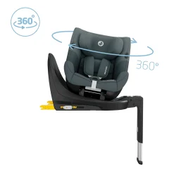 MAXI-COSI Mica 360 S Tonal Graphite*Kinder Reboarder 0-18 Kg, Gruppe 0+/1
