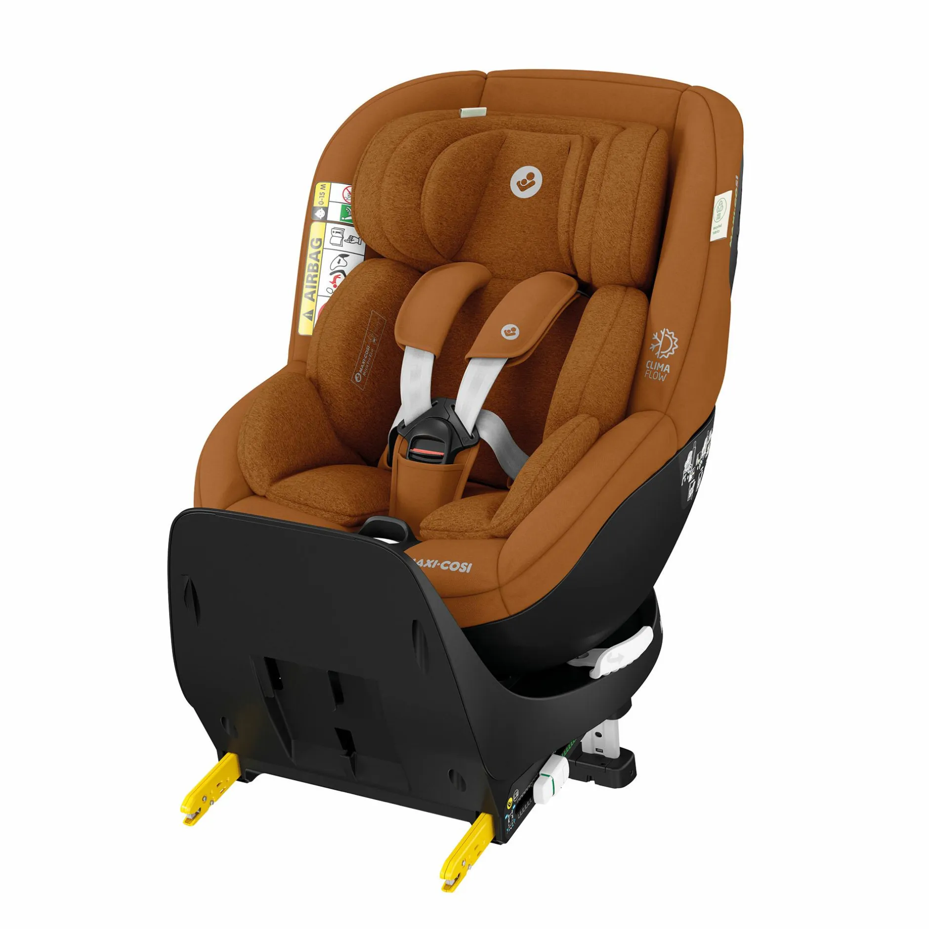 MAXI-COSI Mica Pro Eco i-Size Authentic Cognac*Kinder Kindersitze Isofix|Reboarder 0-18 Kg, Gruppe 0+/1