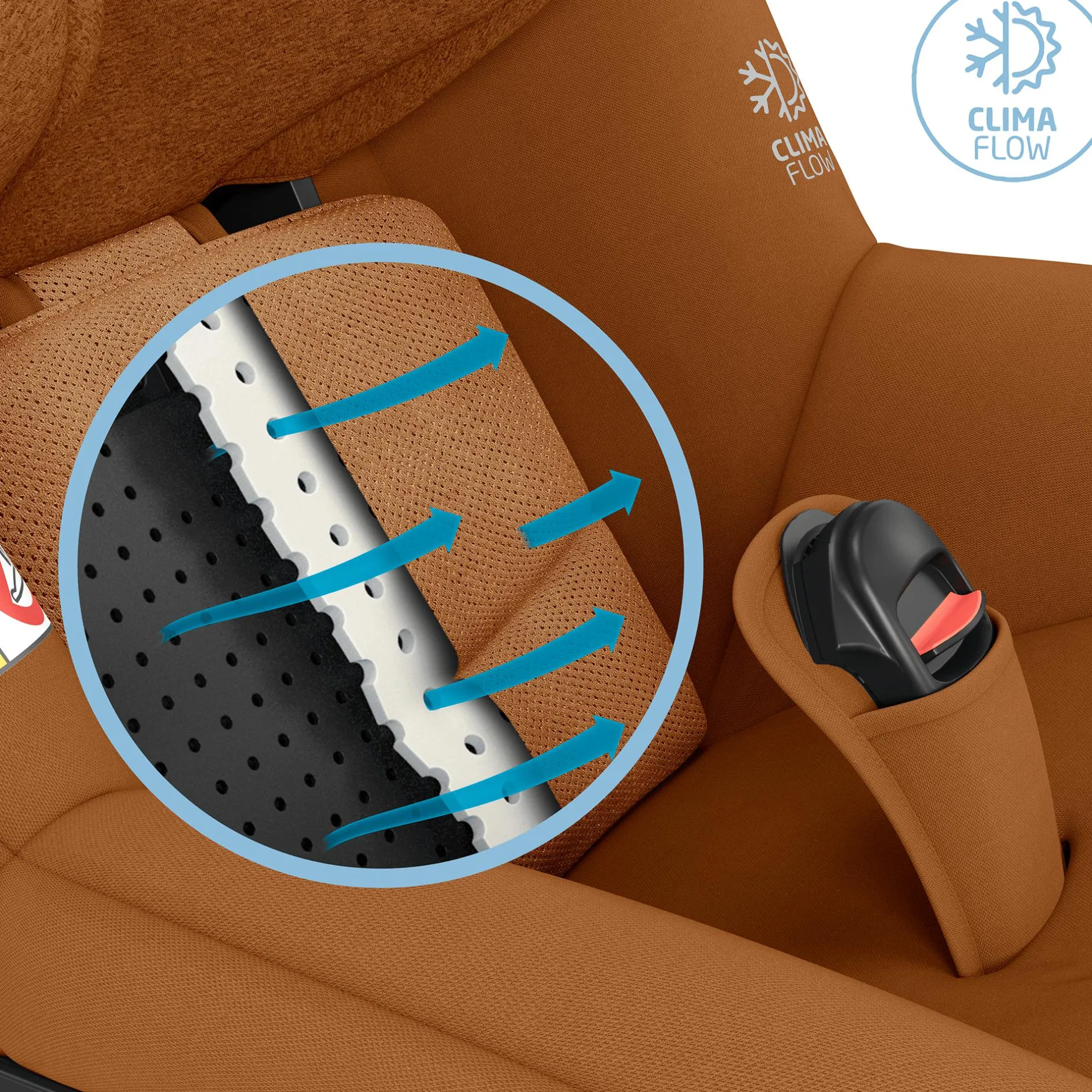 MAXI-COSI Mica Pro Eco i-Size Authentic Cognac*Kinder Kindersitze Isofix|Reboarder 0-18 Kg, Gruppe 0+/1
