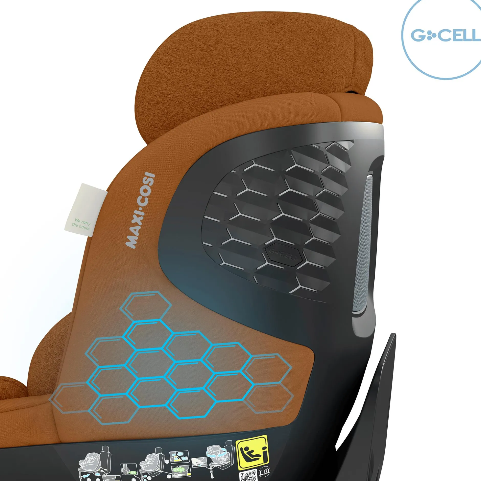 MAXI-COSI Mica Pro Eco i-Size Authentic Cognac*Kinder Kindersitze Isofix|Reboarder 0-18 Kg, Gruppe 0+/1