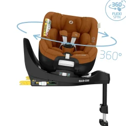 MAXI-COSI Mica Pro Eco i-Size Authentic Cognac*Kinder Kindersitze Isofix|Reboarder 0-18 Kg, Gruppe 0+/1
