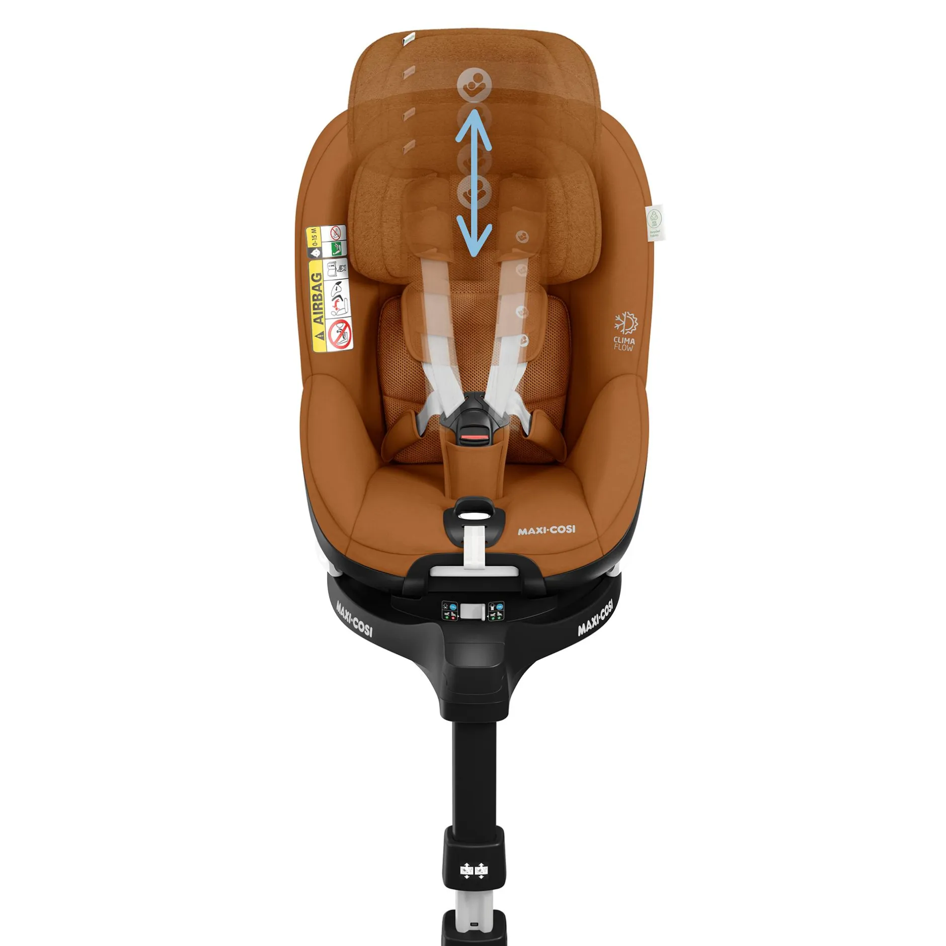 MAXI-COSI Mica Pro Eco i-Size Authentic Cognac*Kinder Kindersitze Isofix|Reboarder 0-18 Kg, Gruppe 0+/1