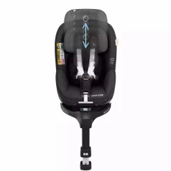 MAXI-COSI Mica Pro Eco i-Size Authentic Black*Kinder Kindersitze Isofix|Reboarder 0-18 Kg, Gruppe 0+/1