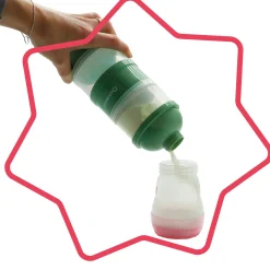badabulle Milchpulver-Portionierer Soft Green* Nahrungsbehälter