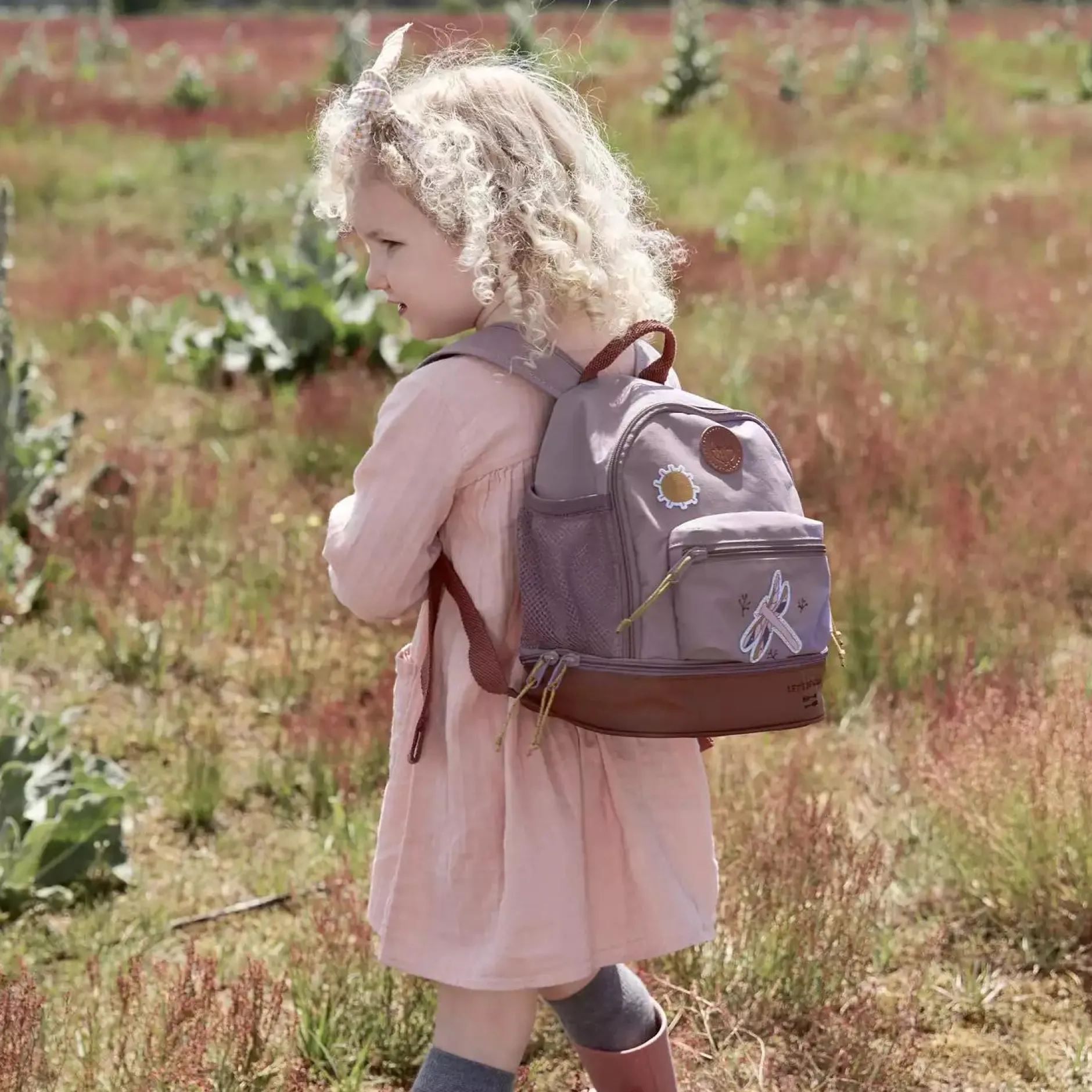 Lu00c4SSIG Mini Backpack Adventure Dragonfly Light Purple*Kinder Kinderrucksäcke