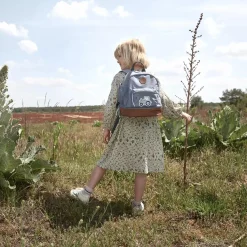 Lu00c4SSIG Mini Backpack Adventure Traktor Blue Denim*Kinder Kinderrucksäcke