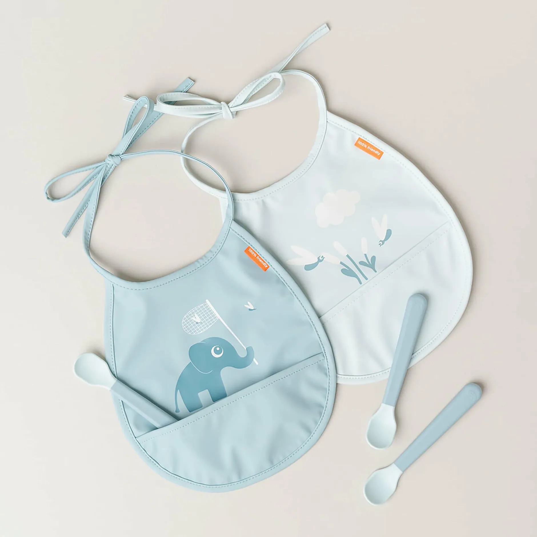 done by deer Mini Taschenlätzchen 2er Pack elphee* Lätzchen|Lätzchen