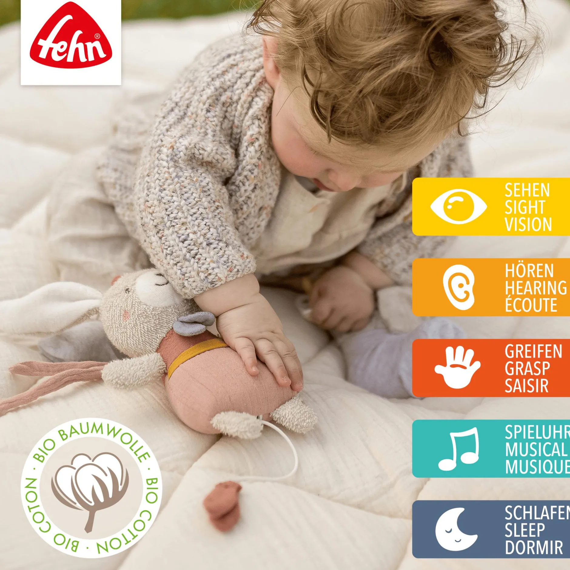 fehn Mini-Spieluhr Hase* Spieluhren