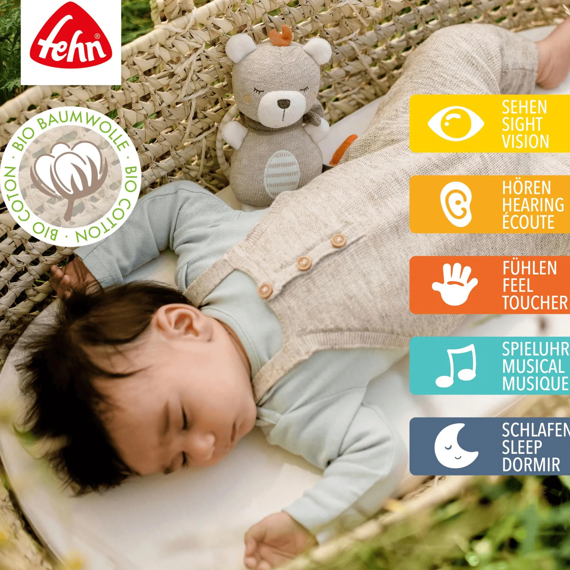 fehn Mini-Spieluhr Teddy* Spieluhren