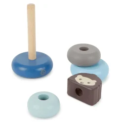 bieco Mini-Stapelturm Igel*Kinder Lernspielzeug|Holzspielzeug