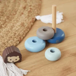 bieco Mini-Stapelturm Igel*Kinder Lernspielzeug|Holzspielzeug