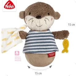 fehn Mini-Stehauf Otter Theo*Kinder Lernspielzeug