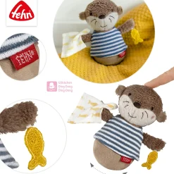 fehn Mini-Stehauf Otter Theo*Kinder Lernspielzeug