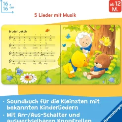Ravensburger ministeps Hör rein, sing mit! Erste Kinderlieder zum Anhören*Kinder Kinderbücher