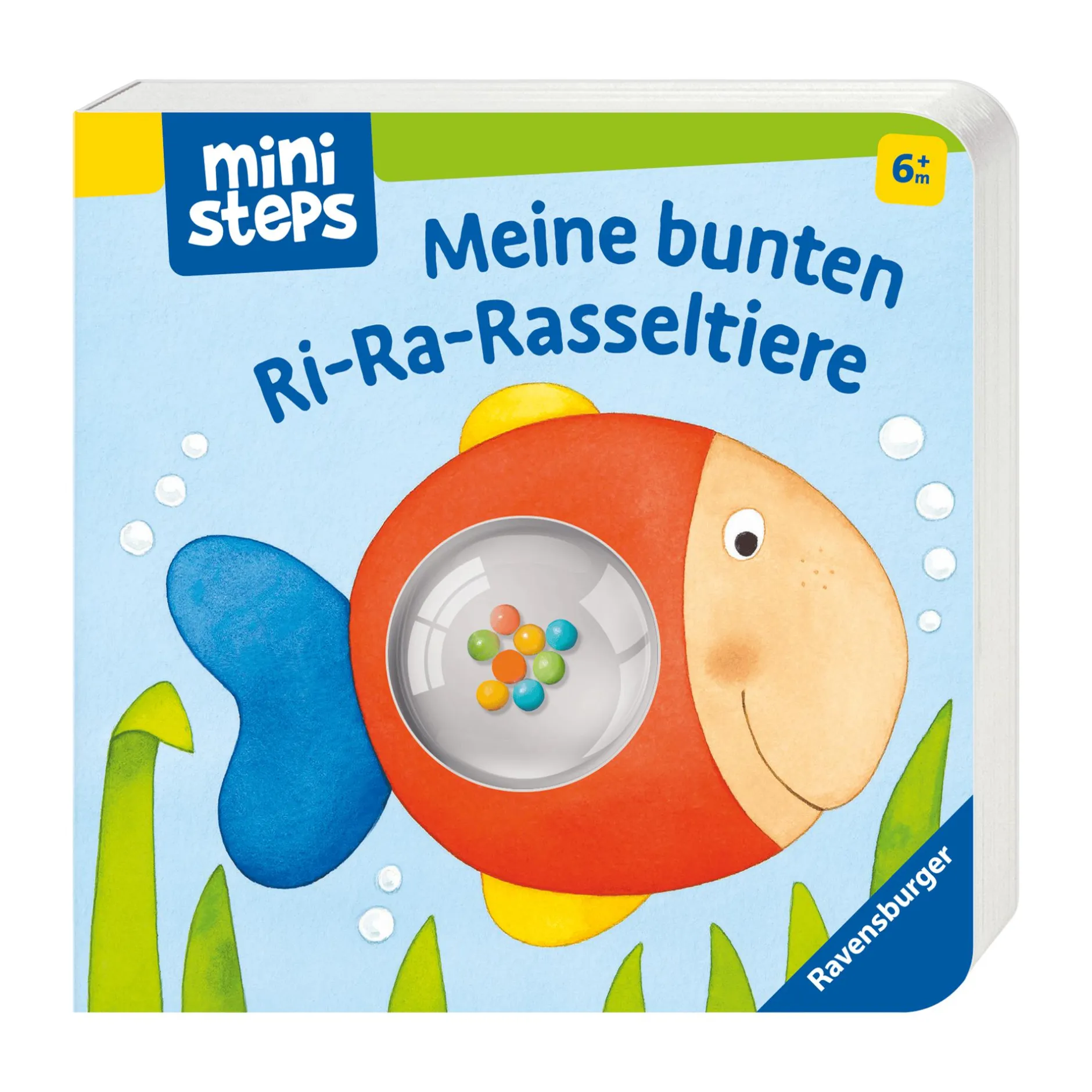 Ravensburger ministeps: Meine bunten Ri-Ra-Rasseltiere*Kinder Kinderbücher|Rasseln & Greiflinge