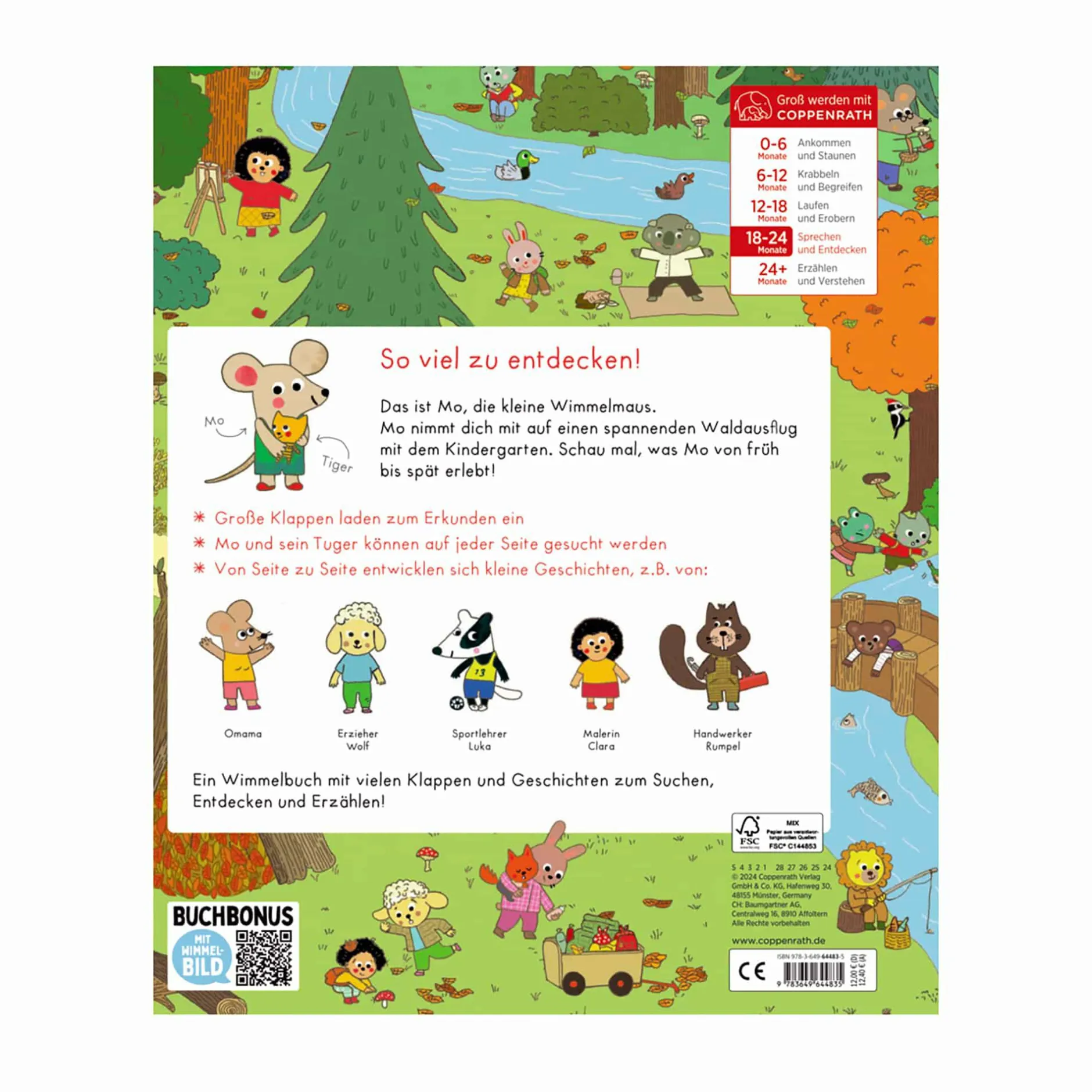 COPPENRATH Mo, die kleine Wimmelmaus: Unser Kindergarten-Waldausflug*Kinder Kinderbücher