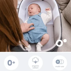 doomoo mobiles Babynest Nest & Go Grey* Bettausstattung