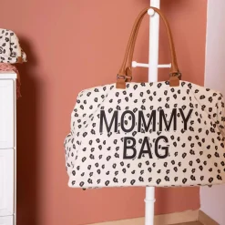 CHILDHOME Mommy Bag Wickeltasche Canvas Leopard* Wickeltaschen