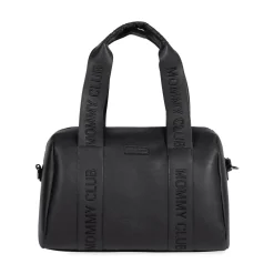 CHILDHOME Mommy Club Wickeltasche Simili Leder Schwarz* Wickeltaschen