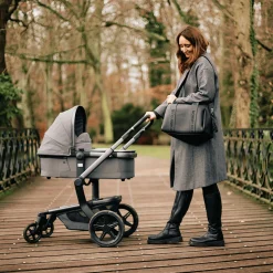 CHILDHOME Mommy Club Wickeltasche Simili Leder Schwarz* Wickeltaschen