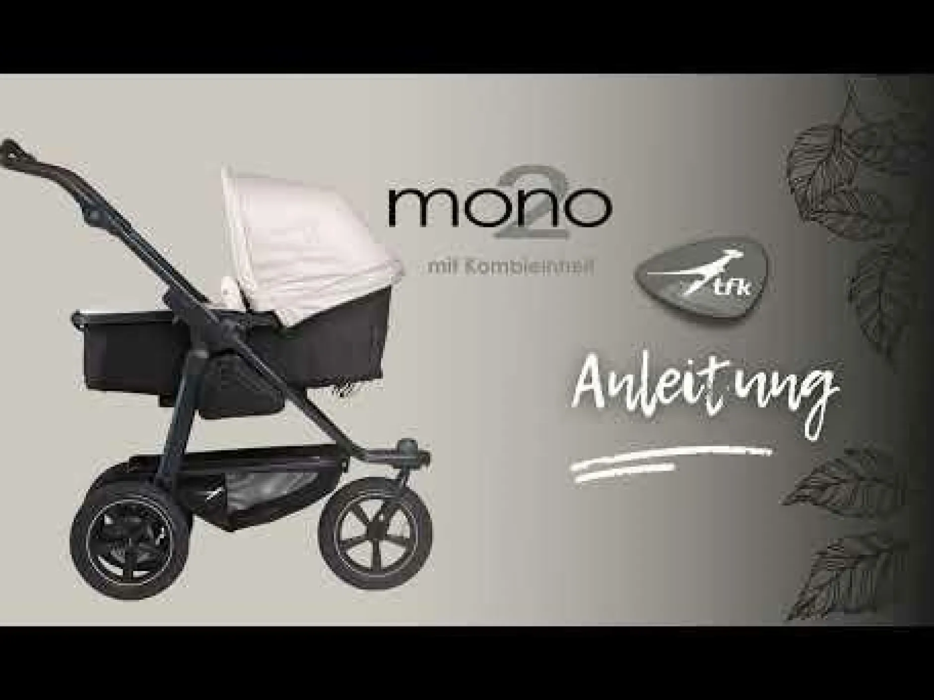 TFK Mono 2 Kombi Luftreifen Premium Grau*Kinder Kombi-Kinderwagen