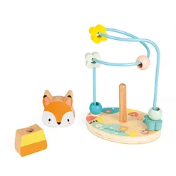 Janod Motorikschleife Fuchs*Kinder Lernspielzeug|Holzspielzeug