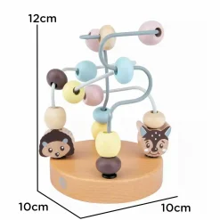 bieco Motorikschleife Igel*Kinder Lernspielzeug|Holzspielzeug