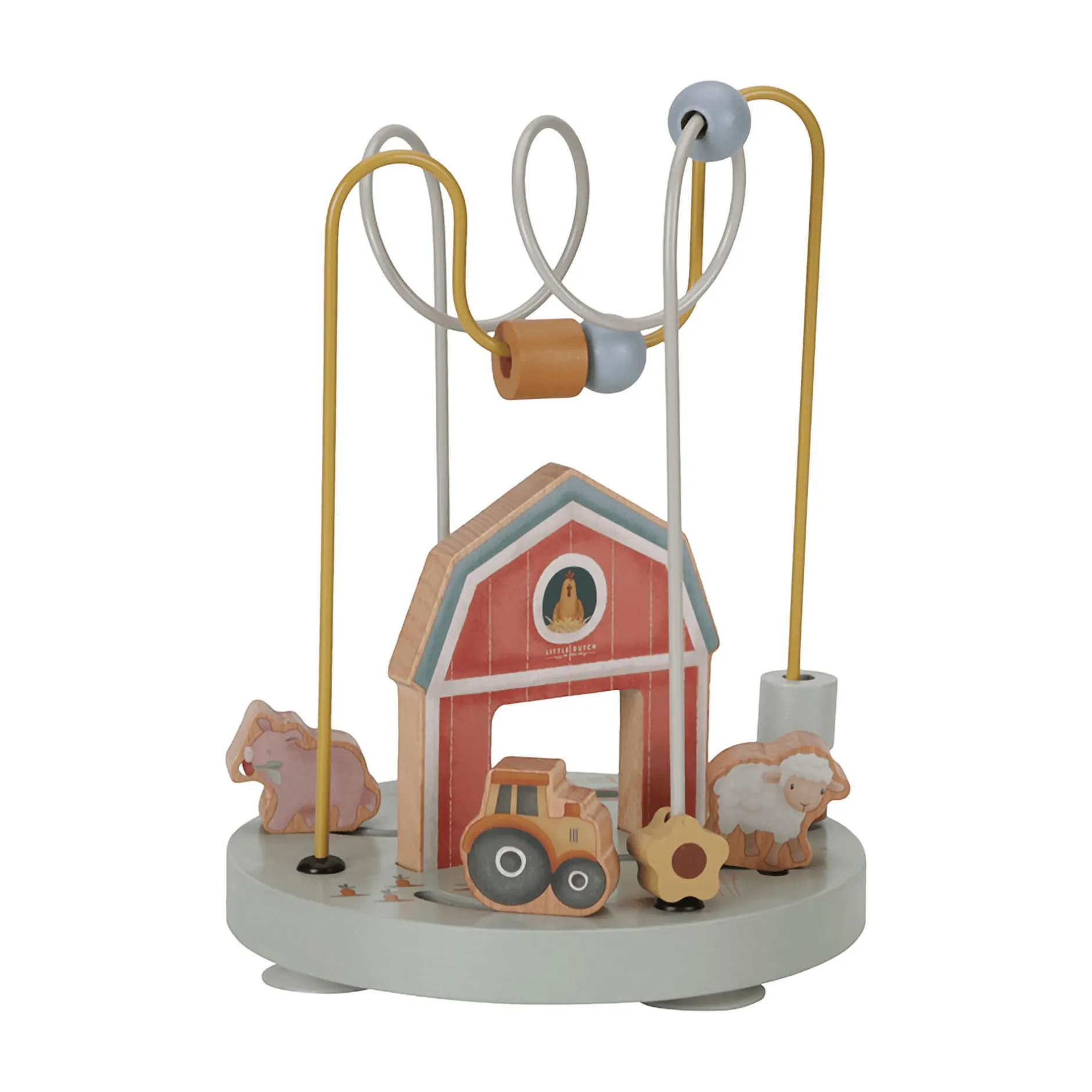 LITTLE DUTCH Motorikschleife Little Farm*Kinder Holzspielzeug