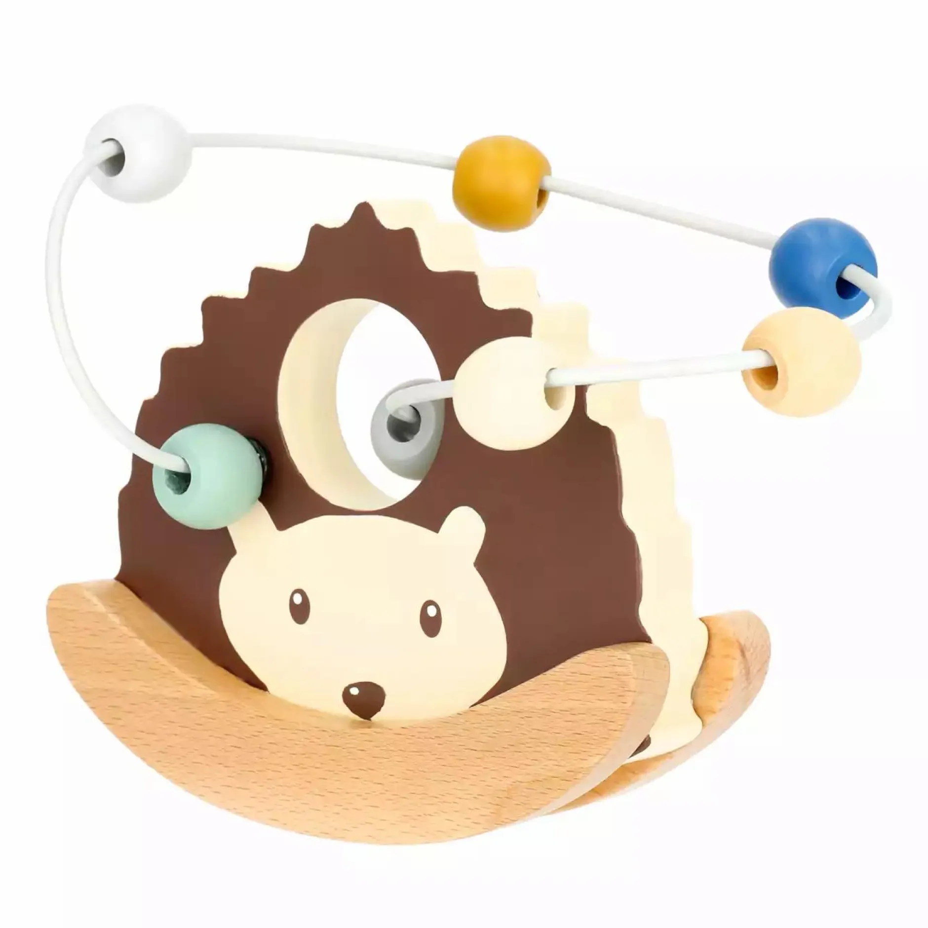 bieco Motorikschleife mit Wippe*Kinder Lernspielzeug|Holzspielzeug