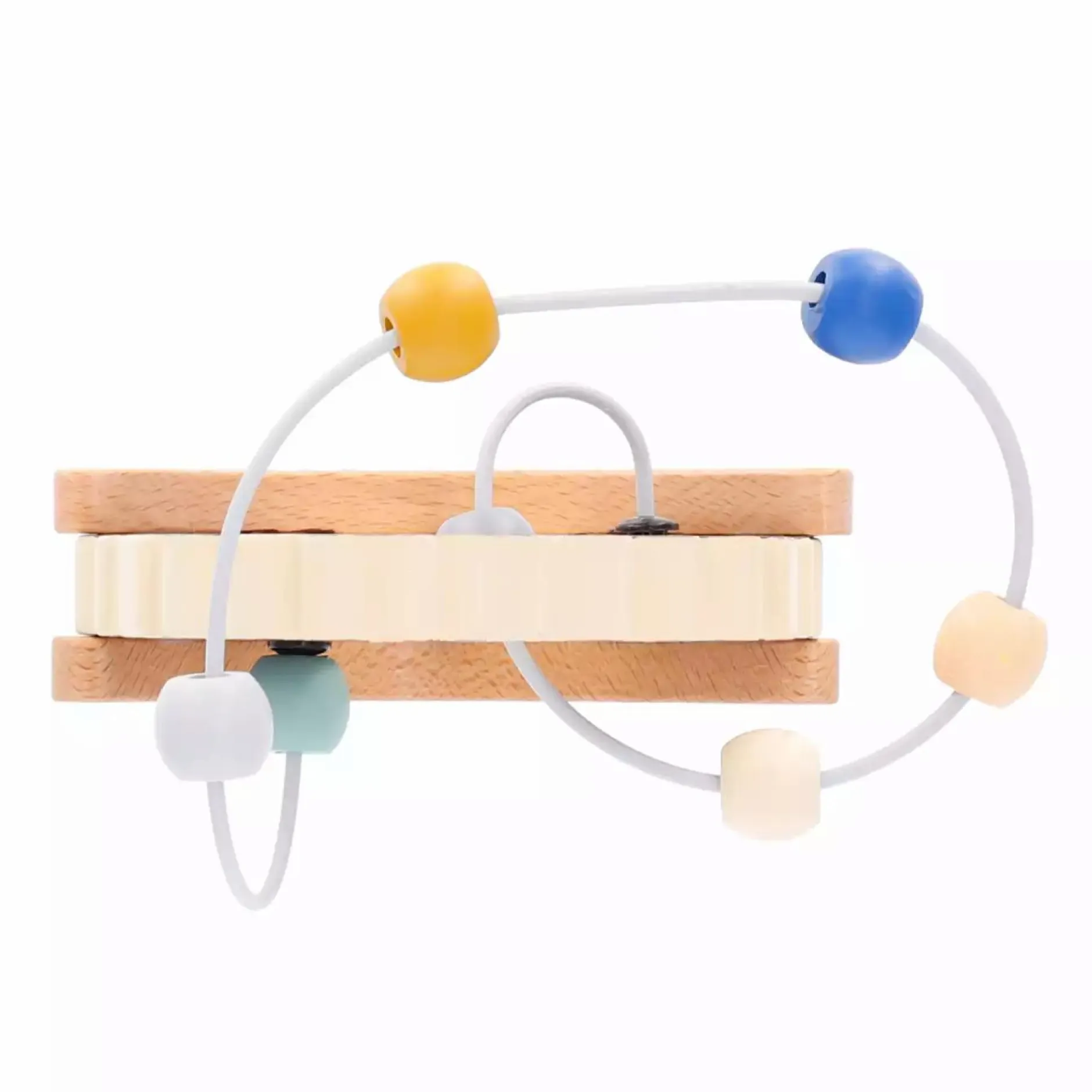 bieco Motorikschleife mit Wippe*Kinder Lernspielzeug|Holzspielzeug