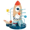 goki Motorik-Schleife Weltall Orbit mit Galaxie-Katapult*Kinder Lernspielzeug|Holzspielzeug