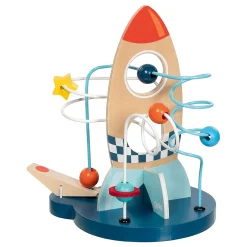 goki Motorik-Schleife Weltall Orbit mit Galaxie-Katapult*Kinder Lernspielzeug|Holzspielzeug