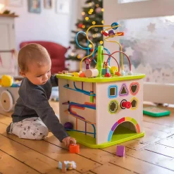 Hape Motorikwürfel Kleine Tierchen*Kinder Holzspielzeug