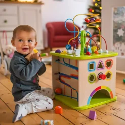 Hape Motorikwürfel Kleine Tierchen*Kinder Holzspielzeug