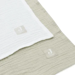 jollein Mulltücher Olive Green/Ivory 115 x 115 cm* Mullwindeln|Mullwindeln