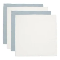 jollein Mulltücher Seagreen/Ivory 70 x 70 cm* Mullwindeln|Mullwindeln
