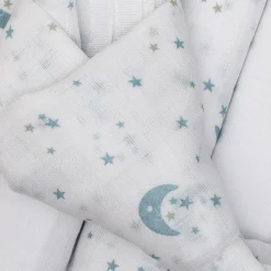 LITTLE ONE Mullwindeln Mond & Sterne* Mullwindeln|Mullwindeln