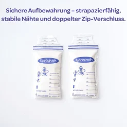 Lansinoh Muttermilchbeutel 25 Stück* Stillzeit & Rückbildung|Milchpumpen