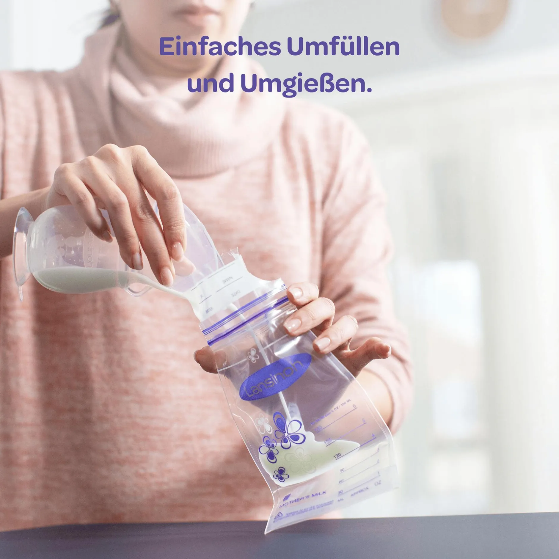 Lansinoh Muttermilchbeutel 25 Stück* Stillzeit & Rückbildung|Milchpumpen