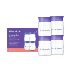 Lansinoh Muttermilchflaschen 4 x 160 ml* Flaschen & Sauger