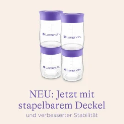 Lansinoh Muttermilchflaschen 4 x 160 ml* Flaschen & Sauger