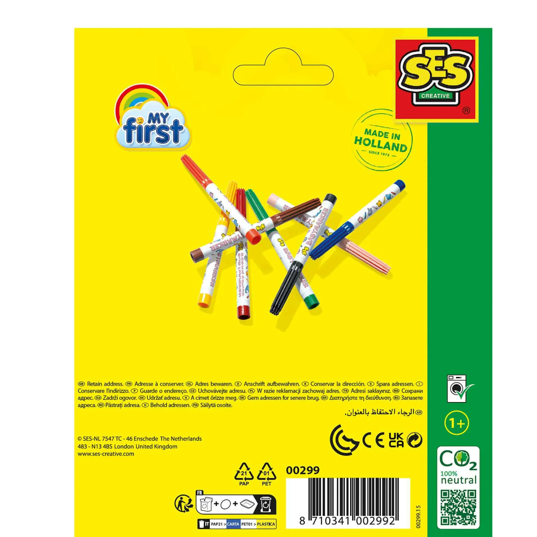 SES CREATIVE My first - Baby Markers*Kinder Malen & Kneten