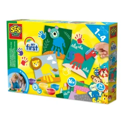 SES CREATIVE My first - Fingerfarbe Handabdruck Tiere*Kinder Malen & Kneten